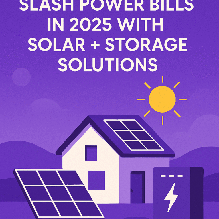Slash Power Bills in 2025 with Solar + Storage Solutions - Hilts Group ...